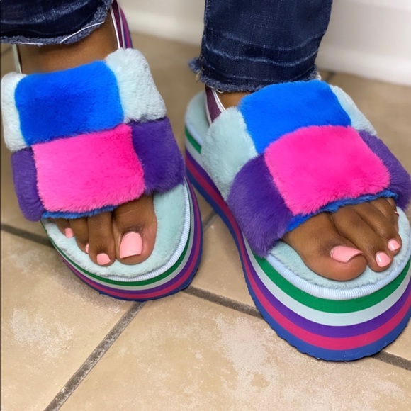 Liliana Shoes - Fur Slides